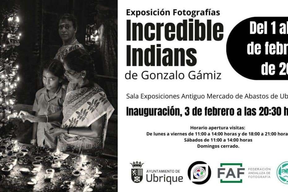 Exposición Incredible Indians en Ubrique